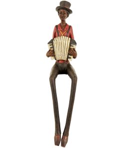 Sitting Jazz Band Squeeze Box