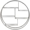 Large Circular Silver Wall Hanging Multi Shelf - Image 3