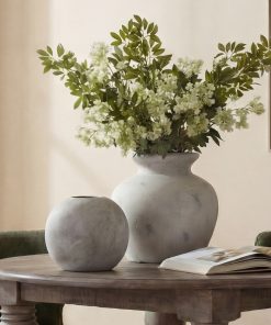 Darcy Antique White Vase