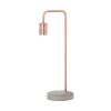 Copper Industrial Lamp With Stone Base - Image 2