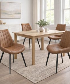 Malmo Tan Dining Chair