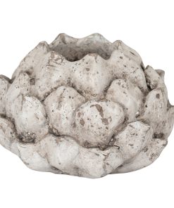 Large Stone Effect Acorn Tea Light Holder