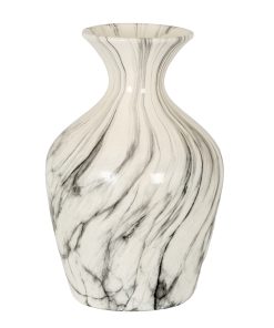 Marble Effect Ellipse Large Vase