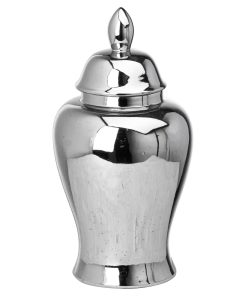 Chrome Large Ginger Jar