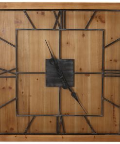 Williston Square Wooden Wall Clock
