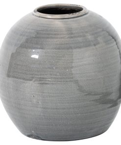 Garda Grey Glazed Tiber Vase