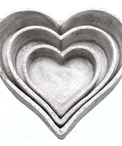 Set Of Three Large Stone Ceramic Dishes