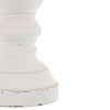 Matt White Ceramic Column Candle Holder - Image 2