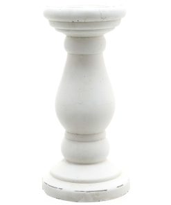 Matt White Ceramic Candle Holder