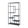 Large Black Multi Shelf Unit - Image 2