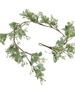 Winter Garland With Lambs Ear And Wax Flower