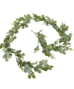 Frosted Pine And Eucalyptus Garland