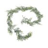 Frosted Pine Garland With Pinecones