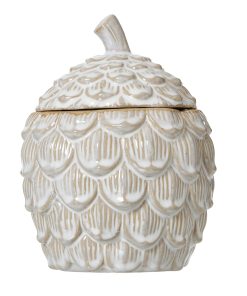 Large Ceramic Pine Cone Trinket Dish With Lid