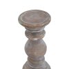 Siena Small Brown Column Candle Holder - Image 2