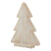 White Wash Collection Wooden Large Patterned Decorative Tree