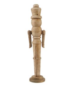 Natural Large Nutcracker Decoration
