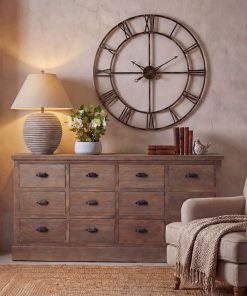 Saturn Table Lamp With Linen Shade