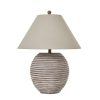 Saturn Table Lamp With Linen Shade - Image 2