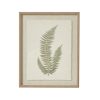 Fern Art On Texture-Torn Paper With Beaded Frame - Image 2