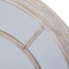 Washed Wood Framed Round Mirror - Image 3