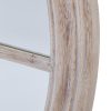 Washed Wood Framed Round Mirror - Image 4