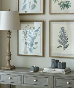 Pallido Candlestick Table Lamp With Linen Shade