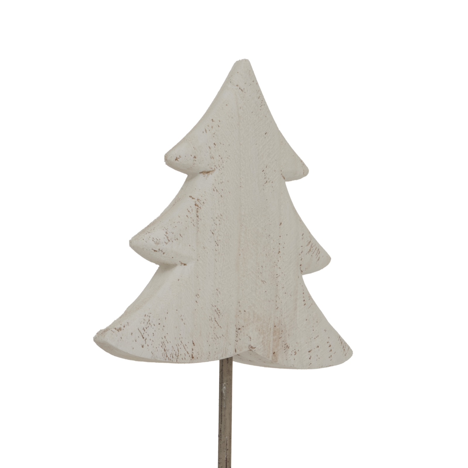 Large Whitewashed Rustic Tree On Stand - Image 3