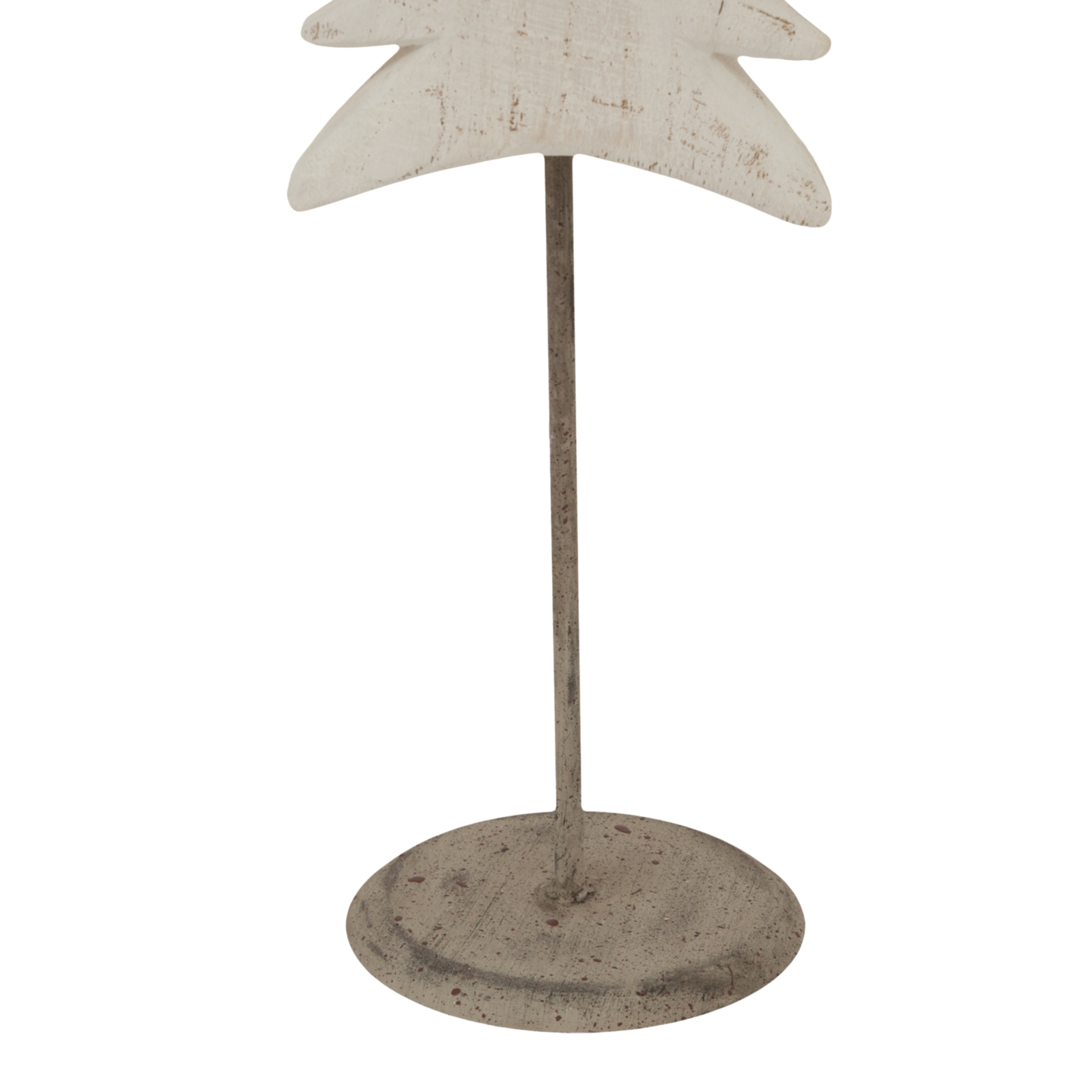 Medium Whitewashed Tall Tree On Stand - Image 5
