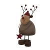 Large Rustic Reindeer With Star Decoration - Image 2