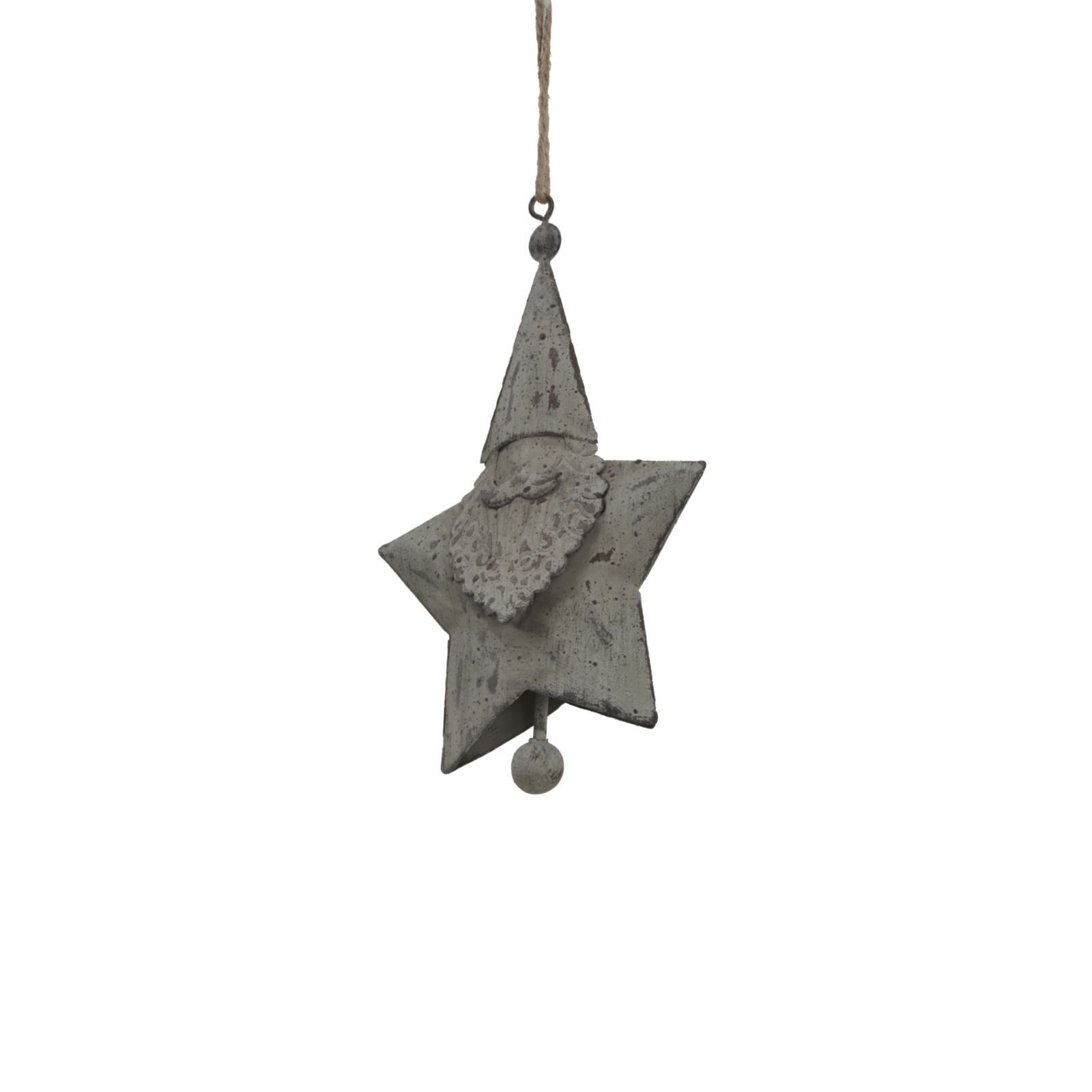 Rustic Hanging Santa Star - Image 2
