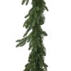 Green Pre-Lit Woodland 200 Led Fir Christmas Garland - Image 2