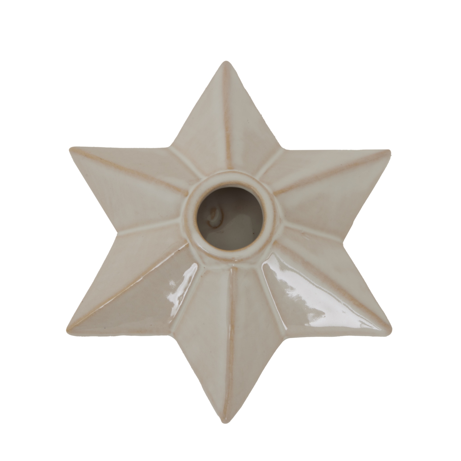Alora Ceramic Angled Star Candle Holder - Image 2