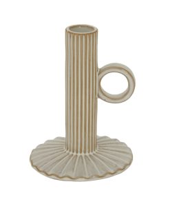Alora Ceramic Taper Candle Holder With Handle