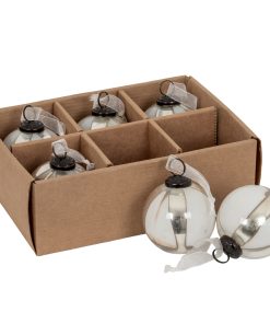 Coffee Ombre Set Of 6 Baubles