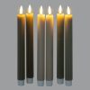 Luxe Collection Natural Glow Sage  Ribbed Taper Candles - Image 4