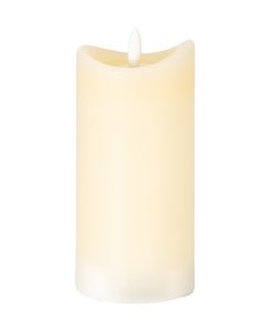 Luxe Collection Natural Glow 2.75x6 Cream Melted LED Candle