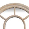 Washed Wood Tall Arched Window Mirror - Image 2