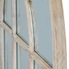 Washed Wood Arched Window Mirror - Image 4