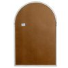 Washed Wood Arched Window Mirror - Image 5