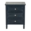 Contour Collection 3 Drawer Side Table - Image 3