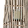 Medium Silo Wicker Lantern With Glass Holder - Image 5