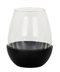 Neris Medium Candle Holder With Glass Goblet