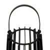 Lynk Small Lantern With Handle And Glass Candle Holder - Image 3