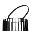 Lynk Small Lantern With Handle And Glass Candle Holder - Image 4