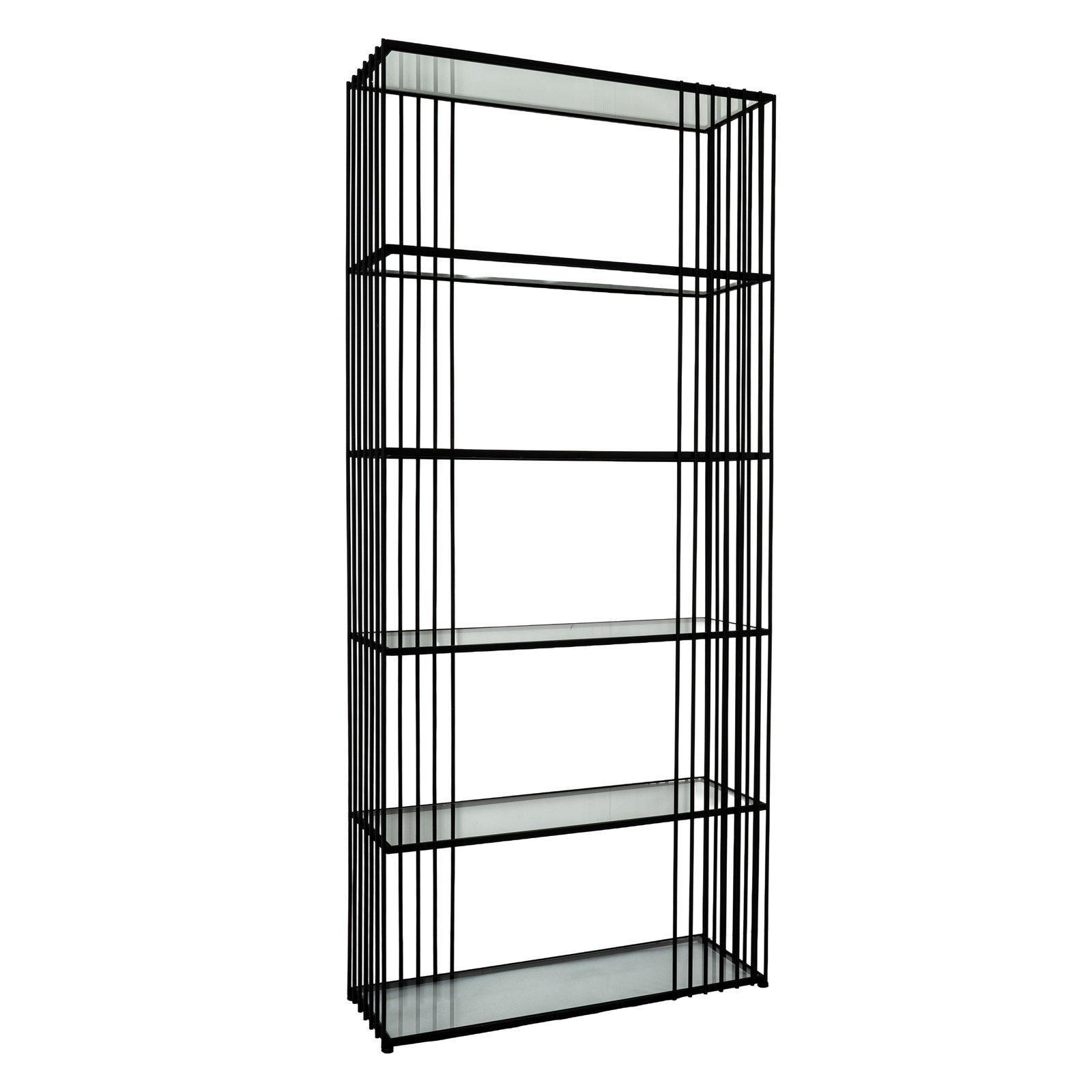 Alto Shelf Unit With Glass Shelves - Image 3