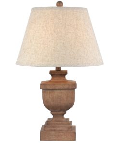 Ravelle Table Lamp With Edged Linen Shade