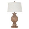 Clarion Table Lamp With Edged Linen Shade - Image 3