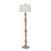 Seraphia Floor Lamp With Edged Linen Shade - Image 2