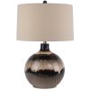 Sepia Shadows Table Lamp With Linen Shade - Image 2